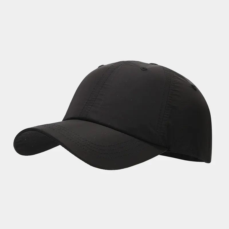 Baseball Cap with Adjustable Strap - Black