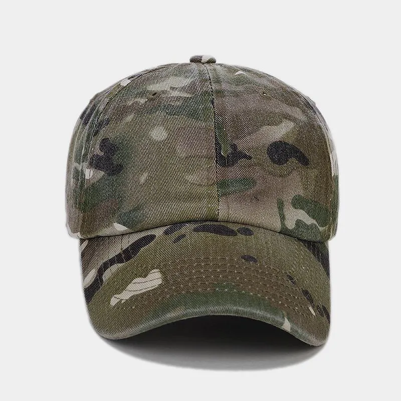Camouflage Baseball Cap - Matcha Green