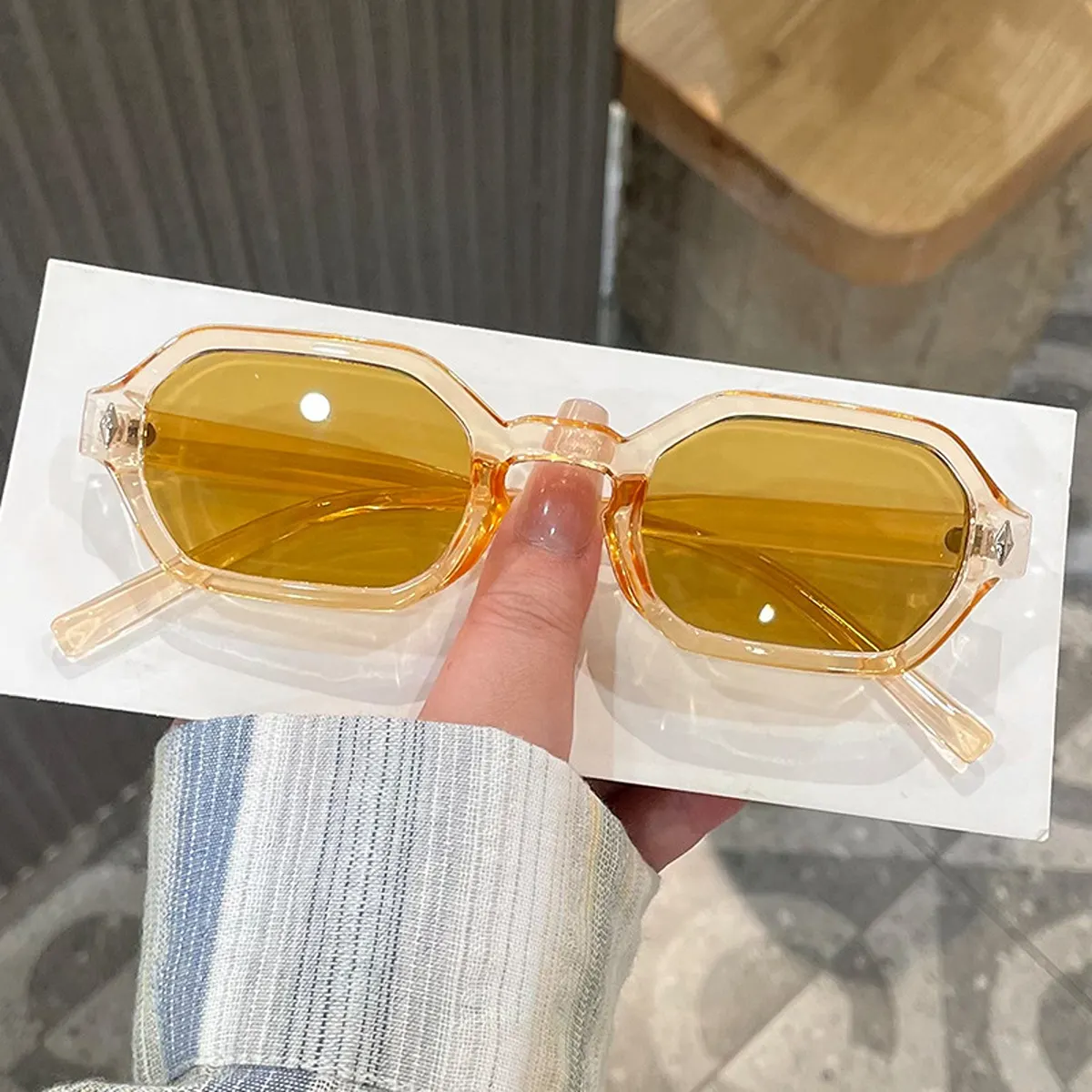 UV Protection Tinted Lenses Sunglasses - Style E