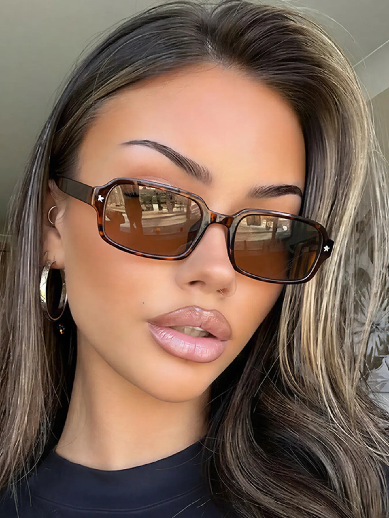 Rectangle UV Protection Sunglasses - Style C