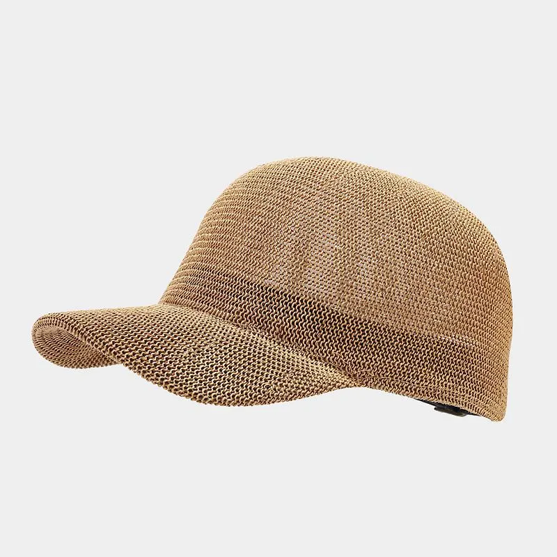 Breathable Mesh Baseball Cap - Camel