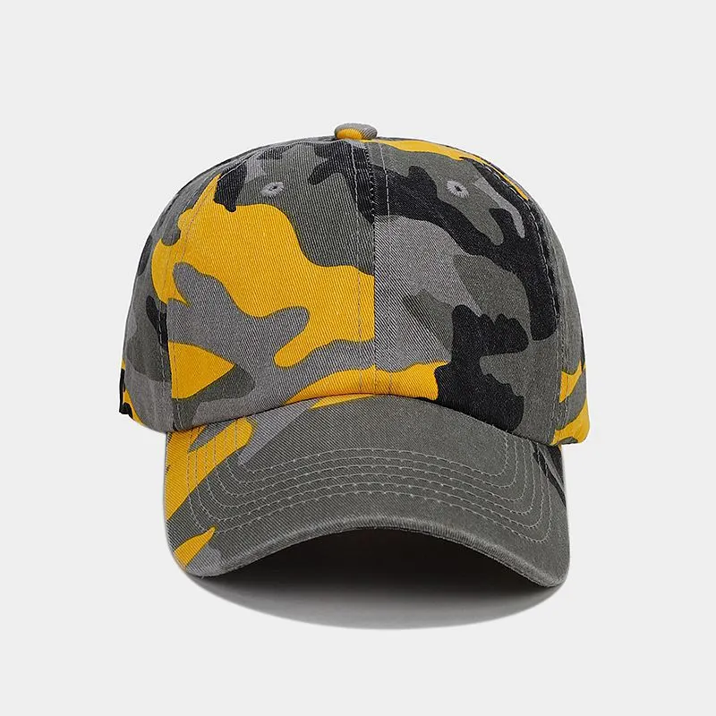 Camouflage Baseball Cap - Yellow