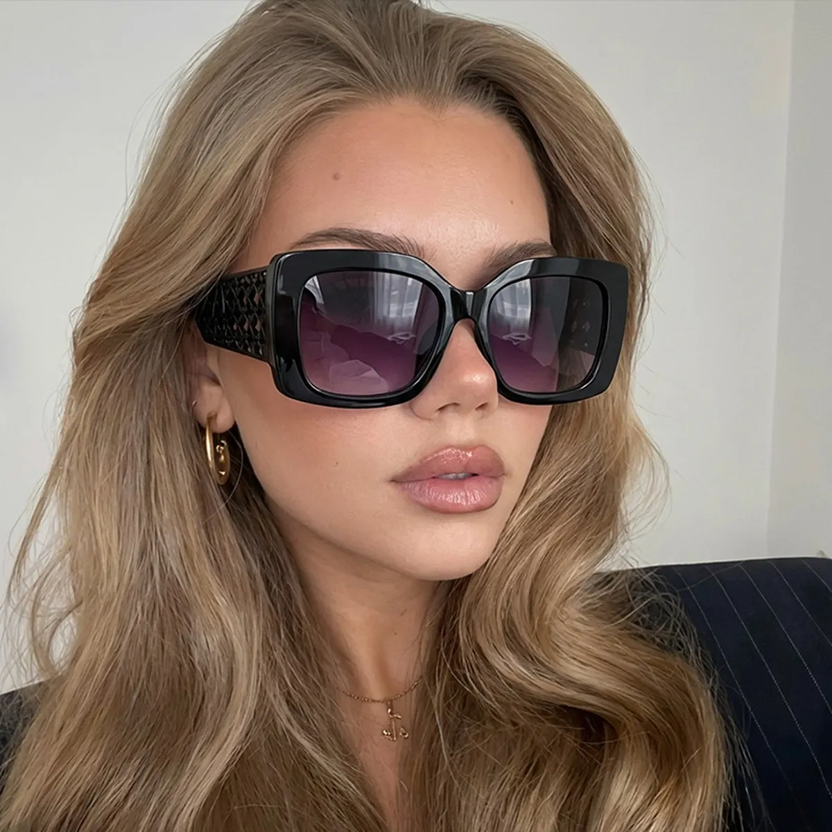 Oversized Square Sunglasses - Style B