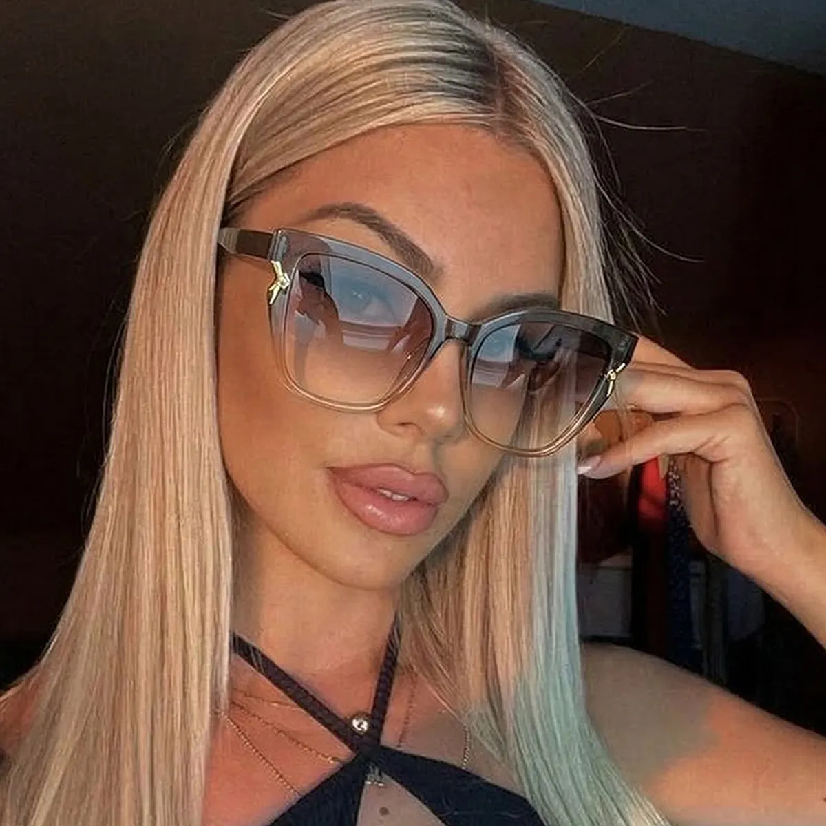 UV Protection Gradient Sunglasses - Style C